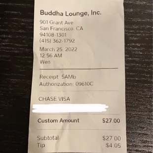 Sneakily added tip. Do not give them an extra tip on top of this. Check your receipts!!