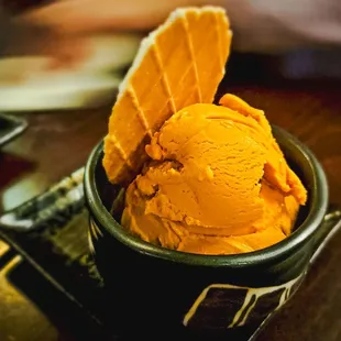 Thai tea iced cream