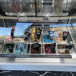 Gelato selection