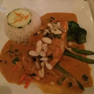 Seafood Stuffed Salmon