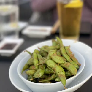 Garlic Edamame