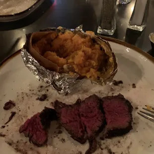 Sweet Potato and  6 Oz Queen Filet. Was $20, now $31
