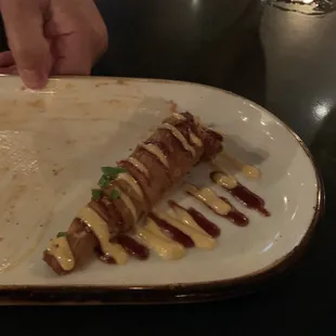 Brisket bomb Eggrolls