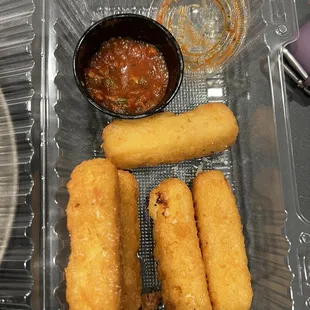 Mozzarella sticks (after eating 3-4 of them)