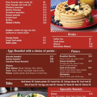 Breakfast Menu