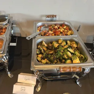 Roasted Mixed vegetables and Brussels sprouts