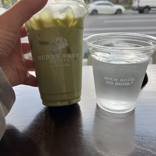 Lavender matcha is fantastic