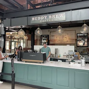 customers at the counter