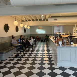 interior, sushi and sashimi