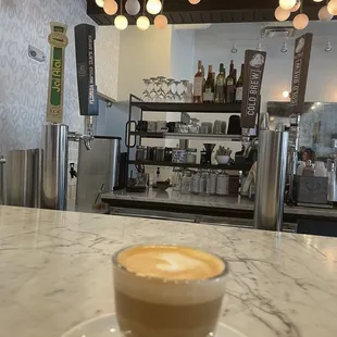 Cortadito- made with brown sugar
