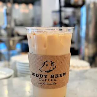 Iced Vanilla Soy Latte