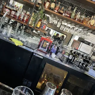 a bartender at a bar