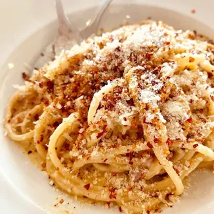 Bucatini Carbonara - one of the best I&apos;ve ever had !