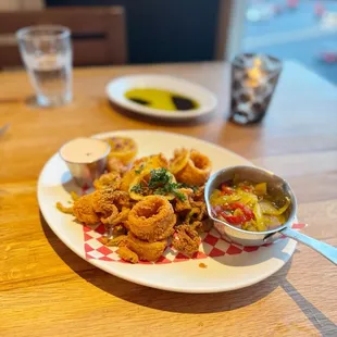 Calamari fritti, Hoboken style