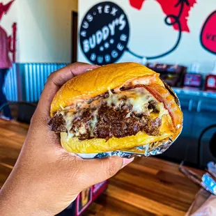 Double Cheeseburger with Bacon (Spicy)