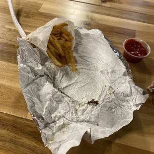 Classic w/ Cheese &amp; seasoned fries