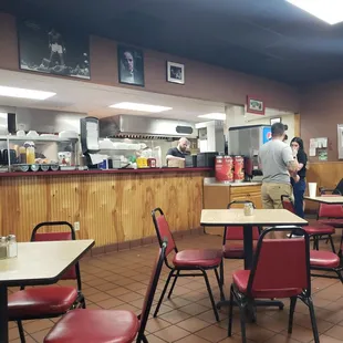 diners in the background