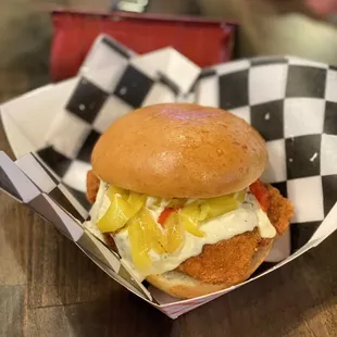 Hoboken Style Crispy Chicken Sandweeech