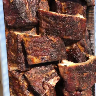 a pile of ribs