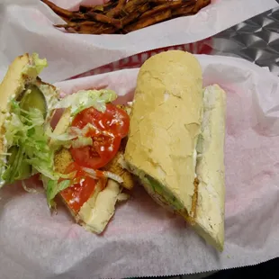 Fried Seafood Po Boys