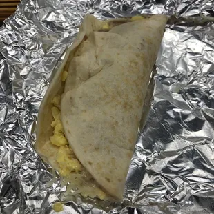 Egg Bean &amp; Cheese Taco
