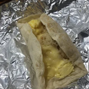 Potato Egg &amp; Cheese Breakfast Taco