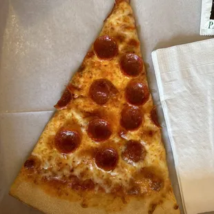 Single slice of pepperoni to go!