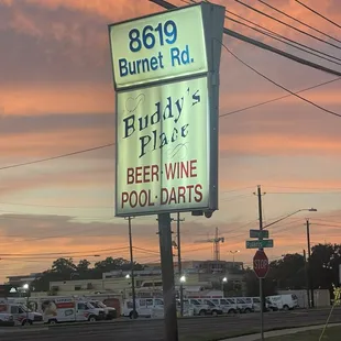 Just a Sat night with a beautiful sunset backdrop