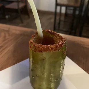 Dill Pickle Bloody Mary Shots
