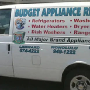 Budget Appliance Repair, Honolulu, Hawaii
