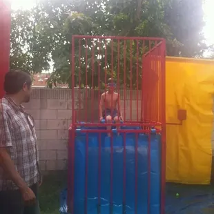 The Dunk tank was so much fun!