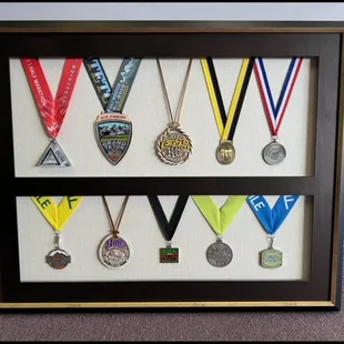 Marathon medals