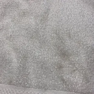 Dirty hand towel.