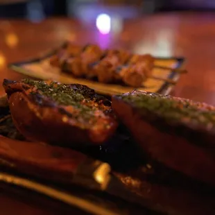 Yakitori and sweet potato vibes