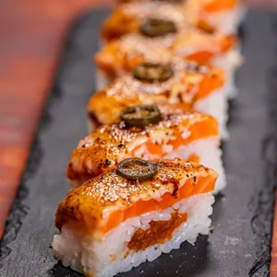 Aburi Salmon Sushi