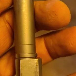 Used gun barrel from New gun hmmmm