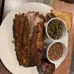Half rack dinner