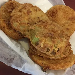 Fried green tomatoes