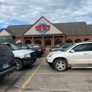 cars parked in a parking lot