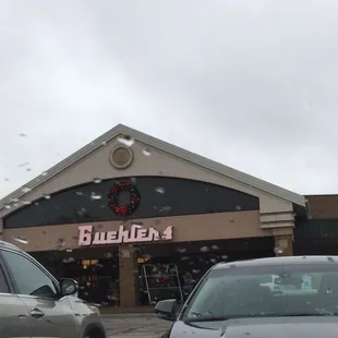 cars parked in front