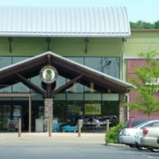 the front of the store