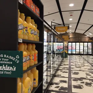 Clean floors, beautiful grocery store. They have most anything you'd want there!