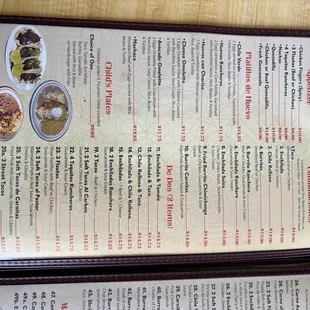 ramen and noodles, menu