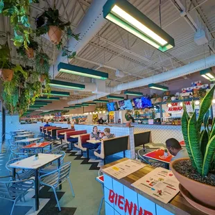the interior of a restaurant