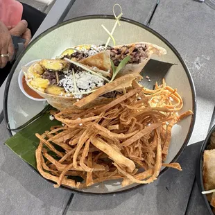 Weekend special breakfast burrito