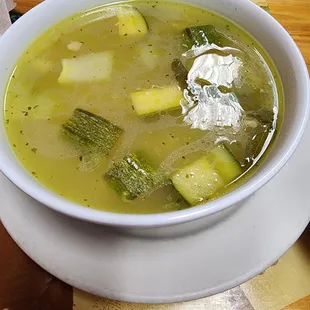 chicken soup (forgot actual name) - cam with fried chicken and rice (see my other pic)