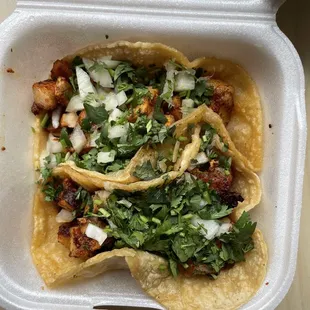 Tacos Al pastor. I love buena fe