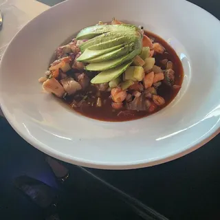 Shrimp and Octopus Cocktail
