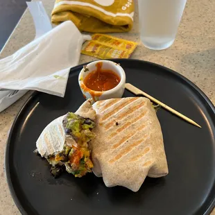 Egg burrito