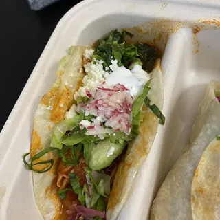 Chicken Ropa Vieja Taco